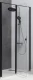 Душевая дверь Allen Brau Priority 100х200 см, стекло прозрачное, профиль черный браш (3.31006.BBA)  (3.31006.BBA)