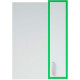 Зеркало со шкафом Corozo Спектр 50 SD-00000685 белое Зеленое прямоугольное  (SD-00000685)