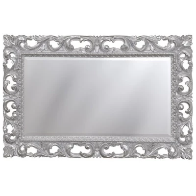 Зеркало для ванной 114х74,3 см серебро Caprigo PL106-1-CR прямоугольное