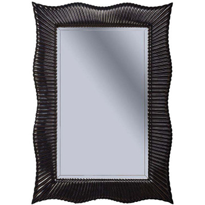Зеркало настенное в ванную Boheme Armadi Art NeoArt 70 558 с подсветкой черный глянец