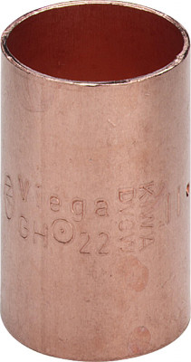 Муфта Viega под пайку 12 мм, из меди (100872)
