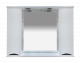 Зеркальный шкаф Misty Элвис -105 Зеркало-шкаф (свет) белая эмаль П-Элв-01105-011  (П-Элв-01105-011)