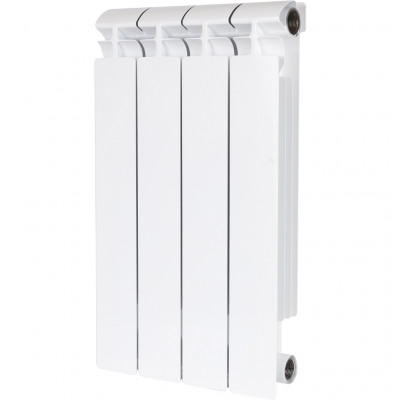 Радиатор биметаллический боковое подключение (белый RAL 9016) STOUT ALPHA 500 4 секций (SRB-2310-050004)