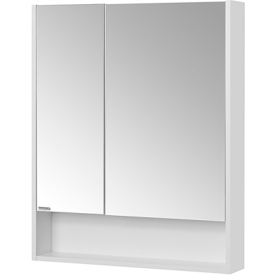 Зеркальный шкаф в ванную Aquaton Сканди 70 1A252202SD010 белый