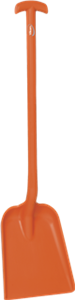 Лопата монолитная, 327 x 271 x 50 мм., 1035 мм, оранжевый цвет