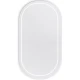 Зеркало для ванной 55х95 см белый матовый Caprigo Контур М-359S-В231 округлое  (М-359S-В231)