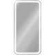Зеркальный шкаф в ванную Reflection Circle 400х800 R RF2104SR с подсветкой белый матовый  (RF2104SR)