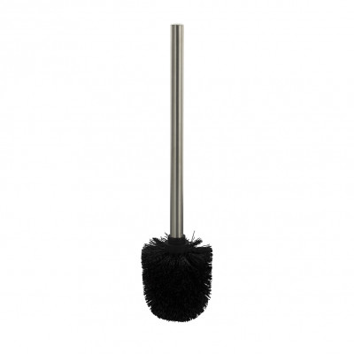 Щётка с ручкой для ершей, универсальная, матовая нержавеющая сталь + черный пластик САНАКС (23071)