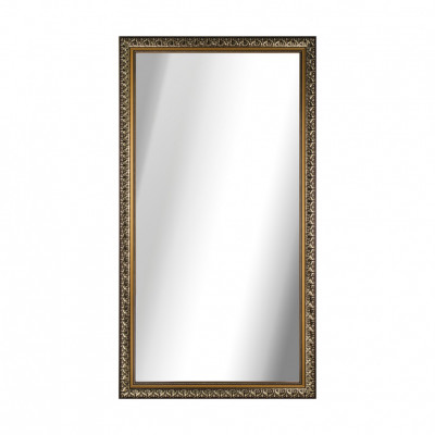 Зеркало GFmark в узорной рамке, горизонтальное, вертикальное, 600х1100х50 мм, пластик (45759)