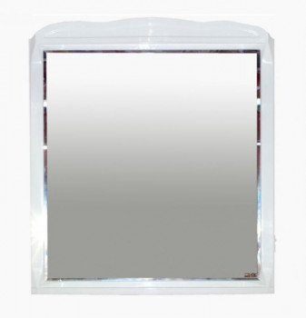 Зеркало для ванной Misty Дайна 100 свет белая эмаль (П-Дай02100-011Св)