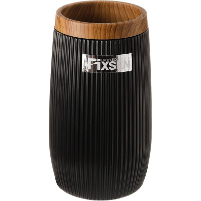 Стаканчик для зубных щеток Fixsen Black Boom FX-411-3 черный настольный