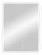 Зеркало подвесное в ванную Misty Веритате подогрев подсветка сенсорное 600x800 прямоугольное серый (ВЕР-02-60/80-14)  (ВЕР-02-60/80-14)